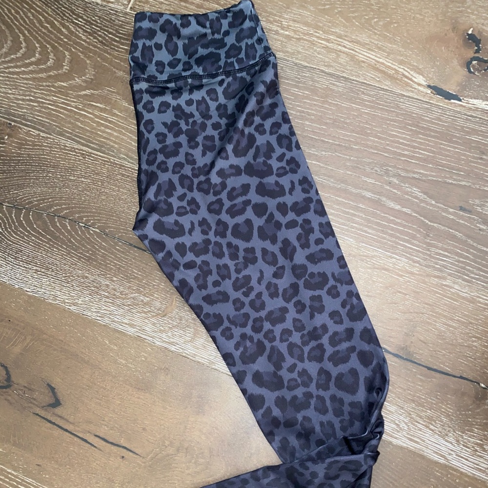 cheetah leggings with a little bit of a high waist